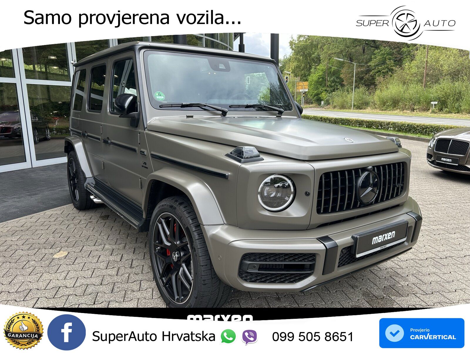 Mercedes AMG G 63 Long V8 (585 KS) 4MATIC 9G-TRONIC AMG SPEEDSHIFT PLUS Superior LED+GR SJED+ACC