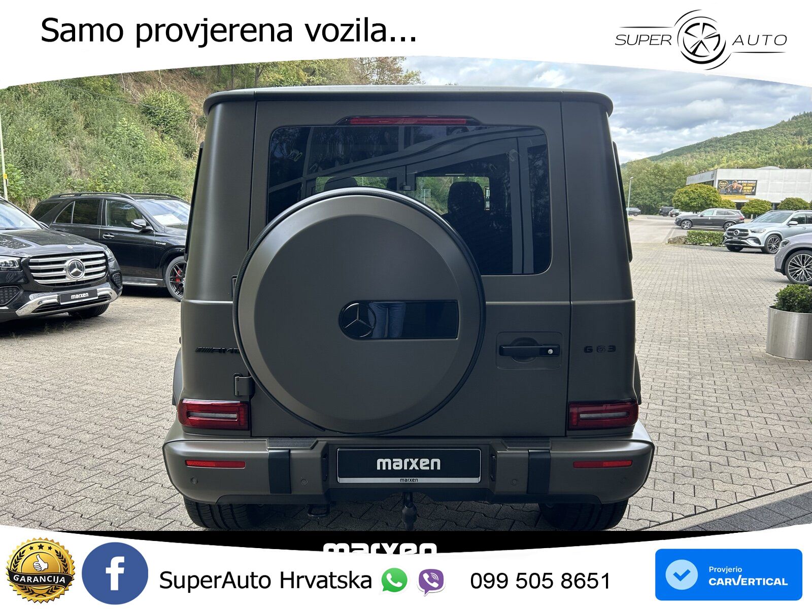 Mercedes AMG G 63 Long V8 (585 KS) 4MATIC 9G-TRONIC AMG SPEEDSHIFT PLUS Superior LED+GR SJED+ACC