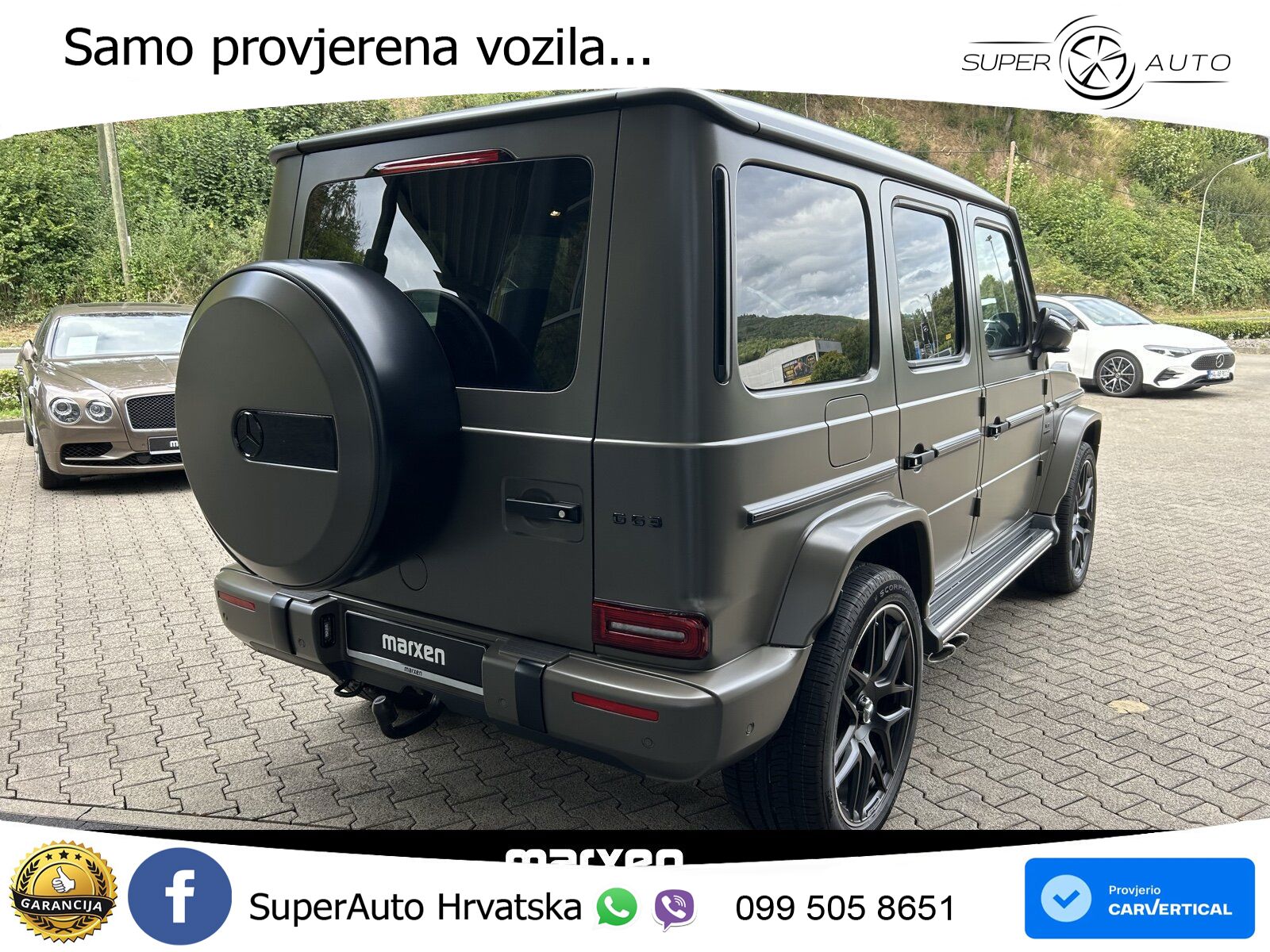 Mercedes AMG G 63 Long V8 (585 KS) 4MATIC 9G-TRONIC AMG SPEEDSHIFT PLUS Superior LED+GR SJED+ACC