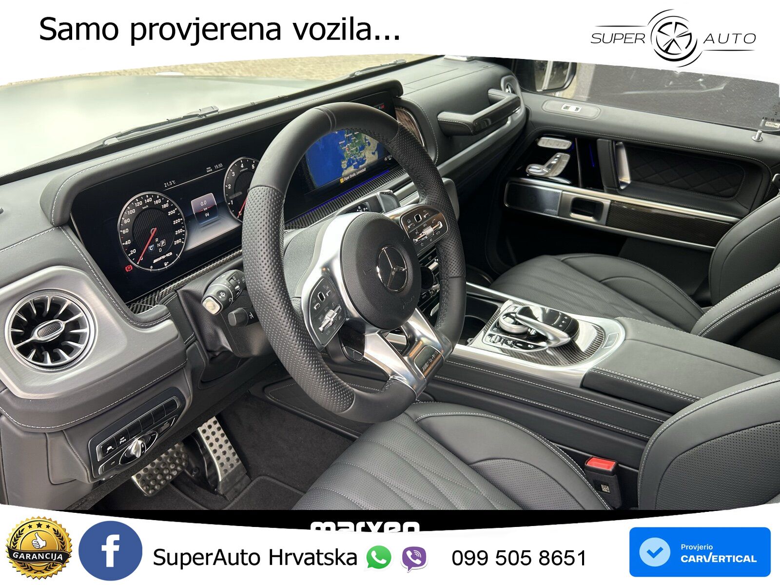 Mercedes AMG G 63 Long V8 (585 KS) 4MATIC 9G-TRONIC AMG SPEEDSHIFT PLUS Superior LED+GR SJED+ACC