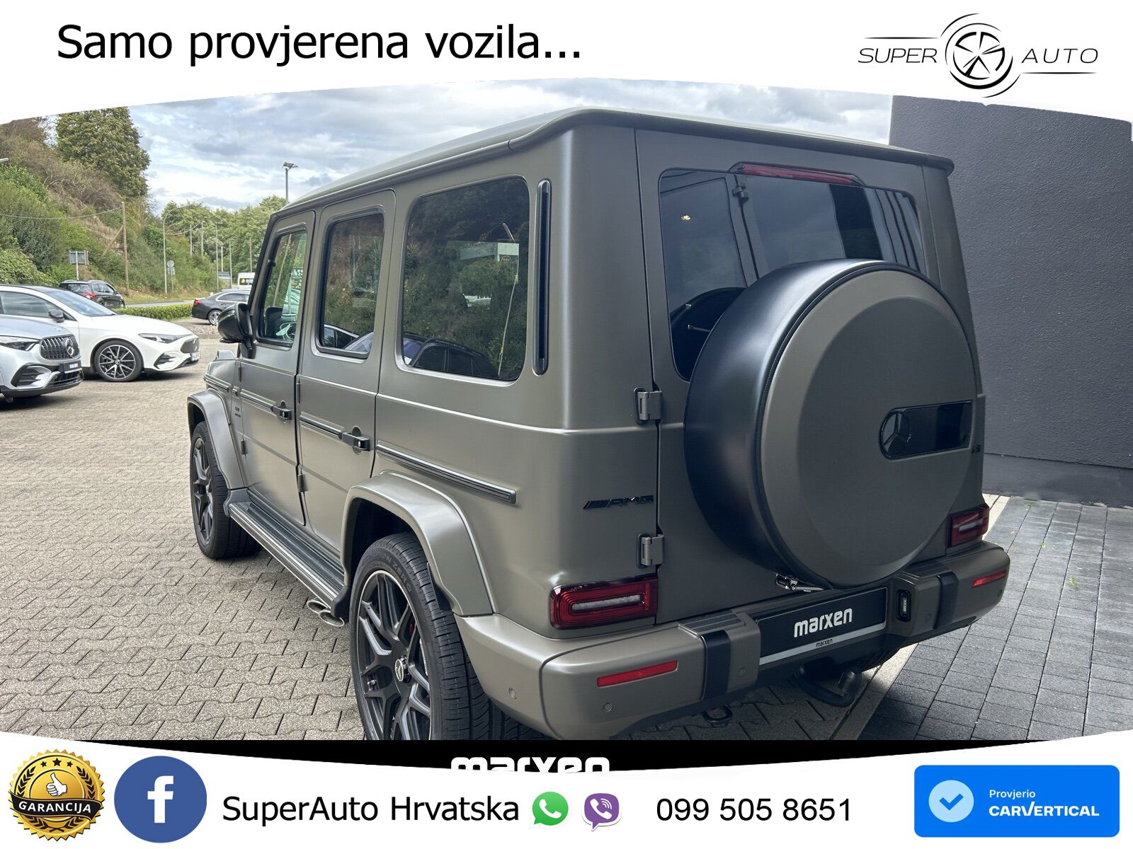 Mercedes AMG G 63 Long V8 (585 KS) 4MATIC 9G-TRONIC AMG SPEEDSHIFT PLUS Superior LED+GR SJED+ACC