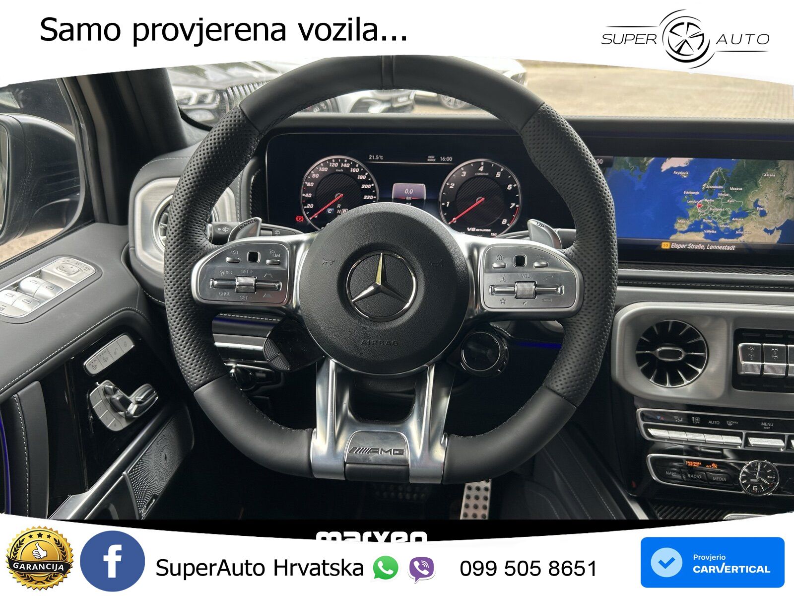 Mercedes AMG G 63 Long V8 (585 KS) 4MATIC 9G-TRONIC AMG SPEEDSHIFT PLUS Superior LED+GR SJED+ACC