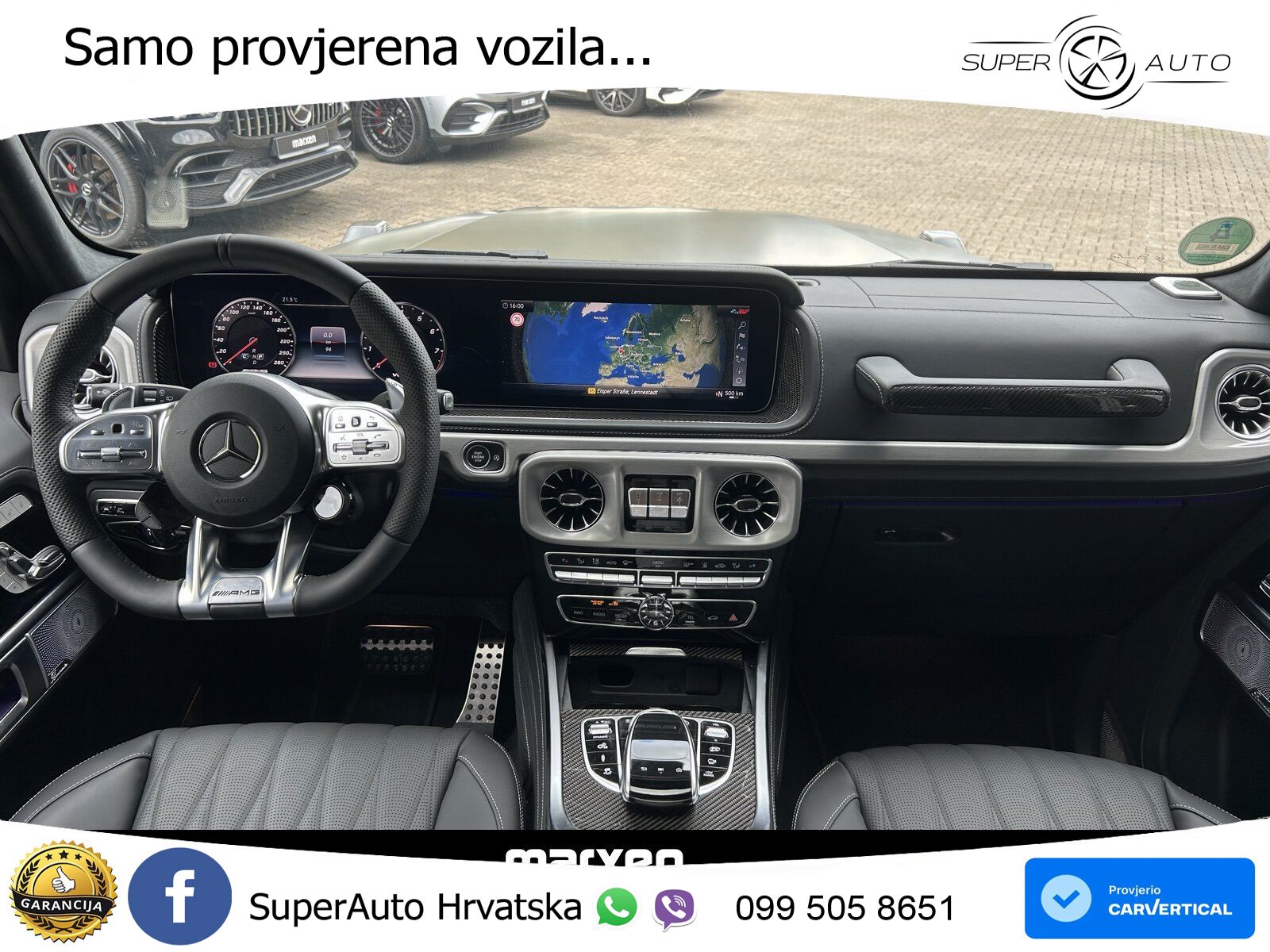 Mercedes AMG G 63 Long V8 (585 KS) 4MATIC 9G-TRONIC AMG SPEEDSHIFT PLUS Superior LED+GR SJED+ACC