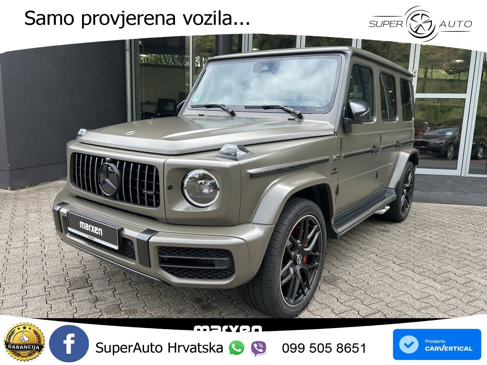 Mercedes AMG G 63 Long V8 (585 KS) 4MATIC 9G-TRONIC AMG SPEEDSHIFT PLUS Superior LED+GR SJED+ACC