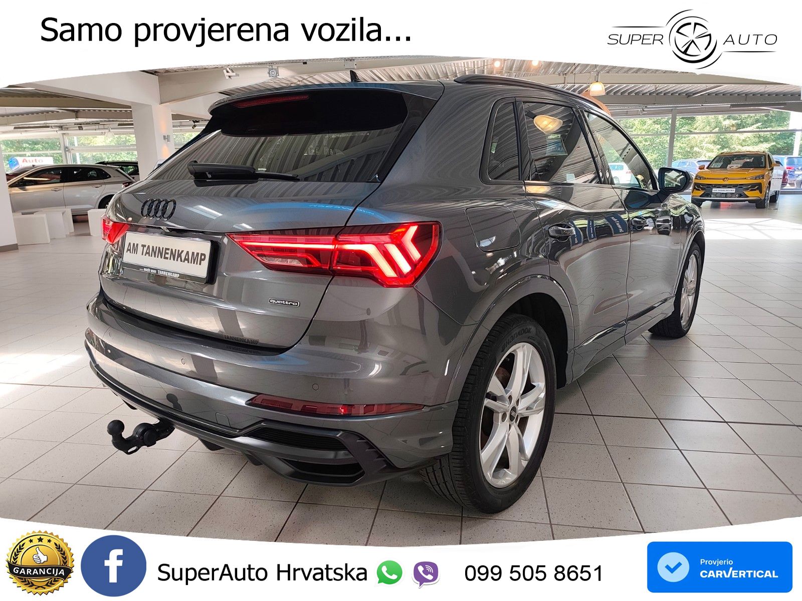 Audi Q3 40 TFSI (190 KS) quattro S tronic S line LED+GR SJED+ACC