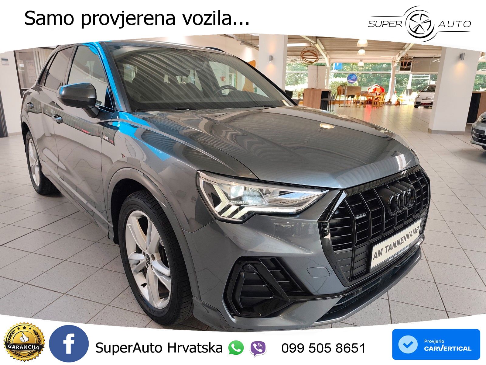 Audi Q3 40 TFSI (190 KS) quattro S tronic S line LED+GR SJED+ACC
