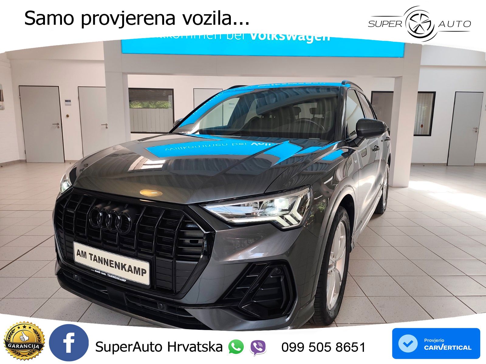 Audi Q3 40 TFSI (190 KS) quattro S tronic S line LED+GR SJED+ACC