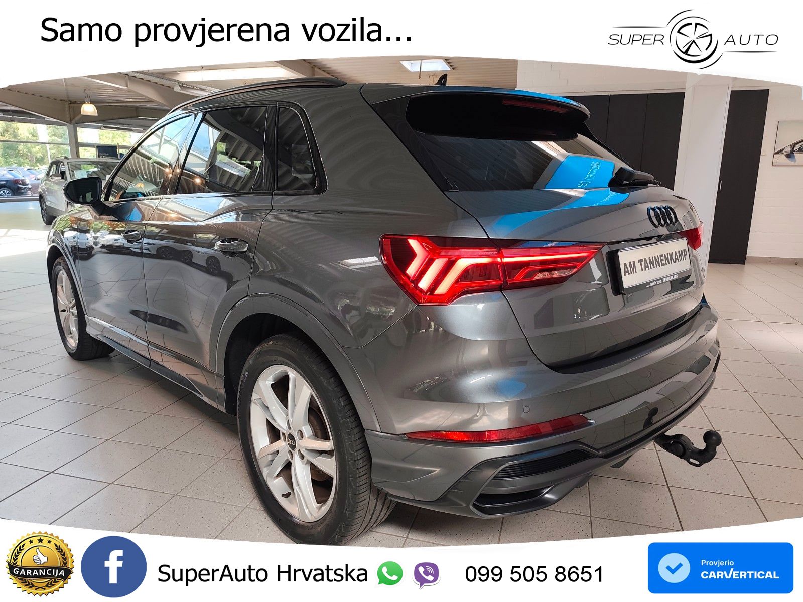 Audi Q3 40 TFSI (190 KS) quattro S tronic S line LED+GR SJED+ACC