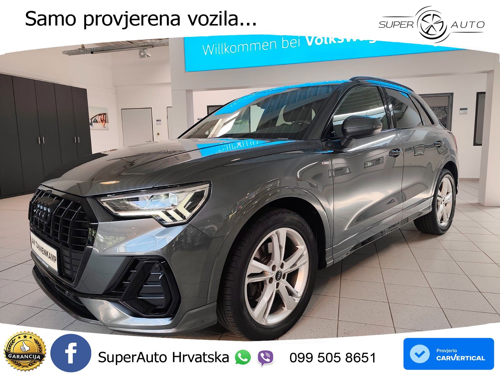 Audi Q3 40 TFSI (190 KS) quattro S tronic S line LED+GR SJED+ACC