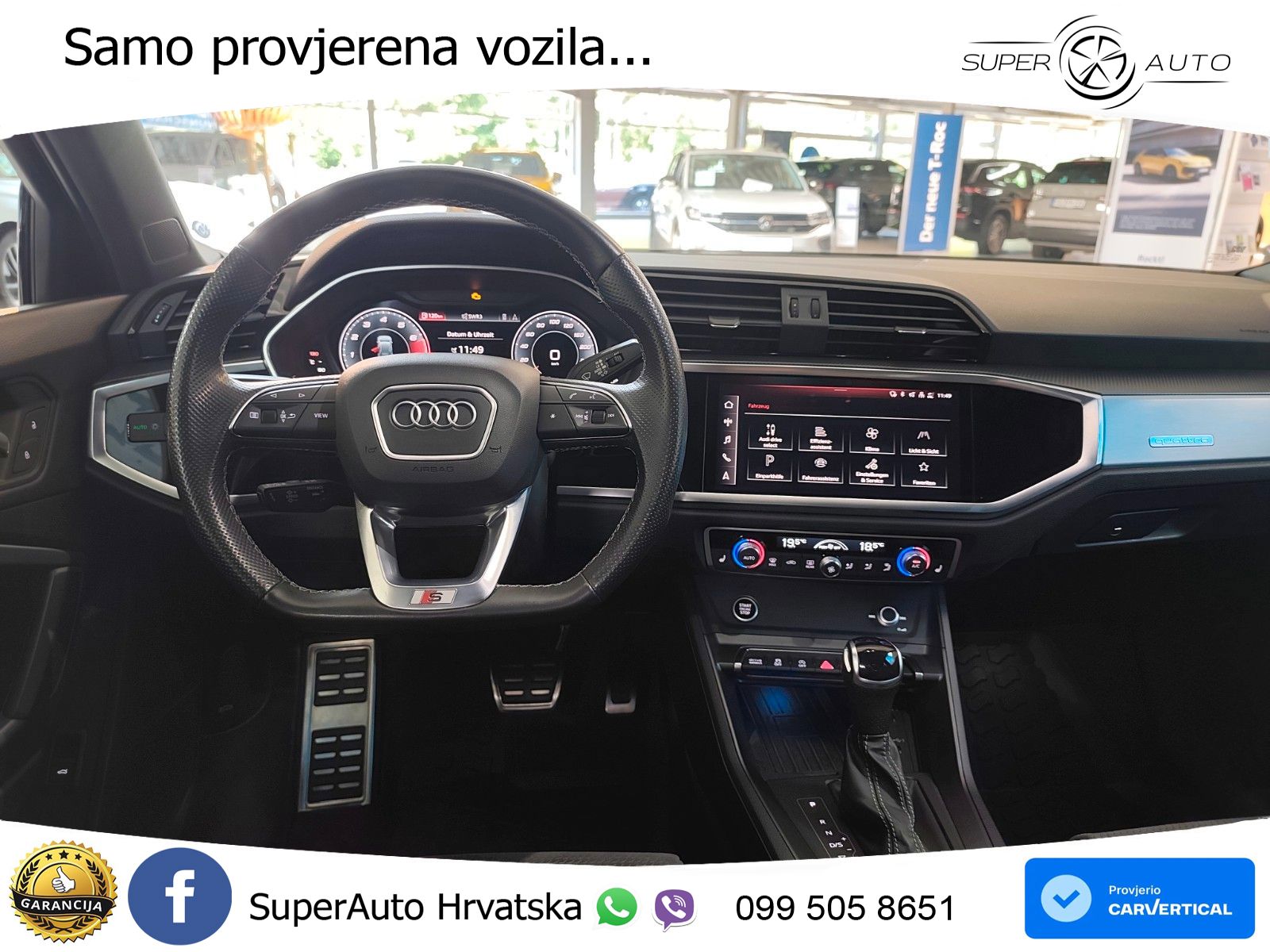 Audi Q3 40 TFSI (190 KS) quattro S tronic S line LED+GR SJED+ACC
