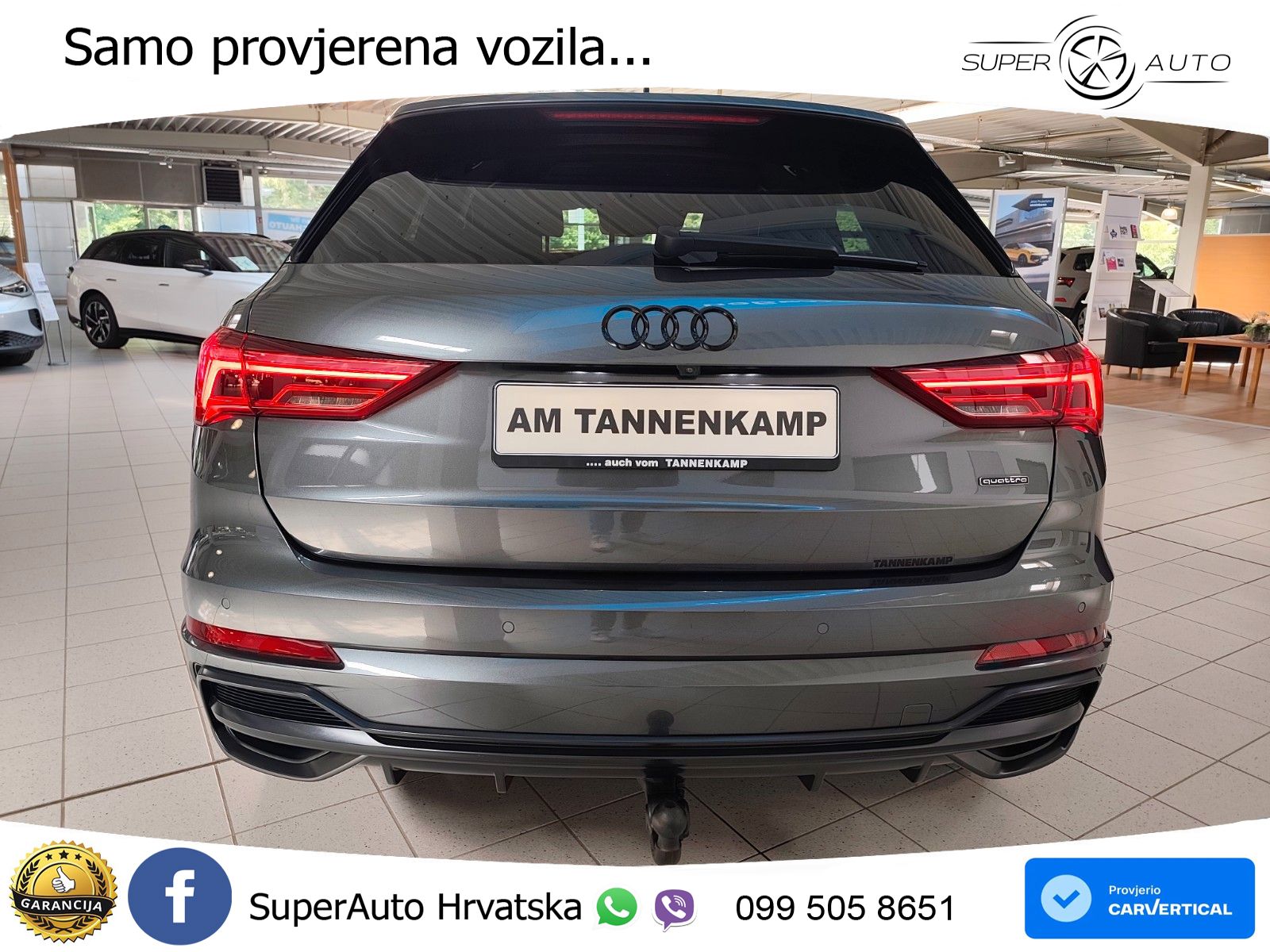 Audi Q3 40 TFSI (190 KS) quattro S tronic S line LED+GR SJED+ACC