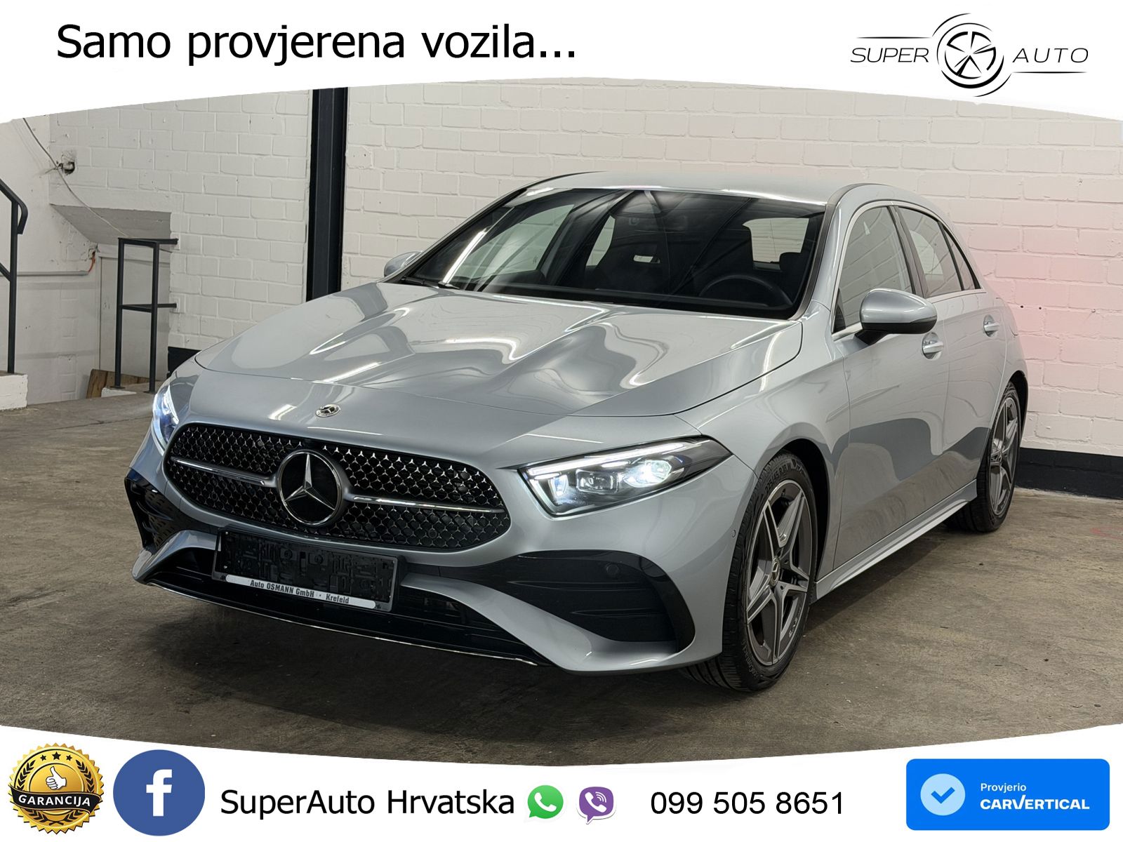 Mercedes-Benz A 180 7G-DCT AMG LED+GR SJED+ACC