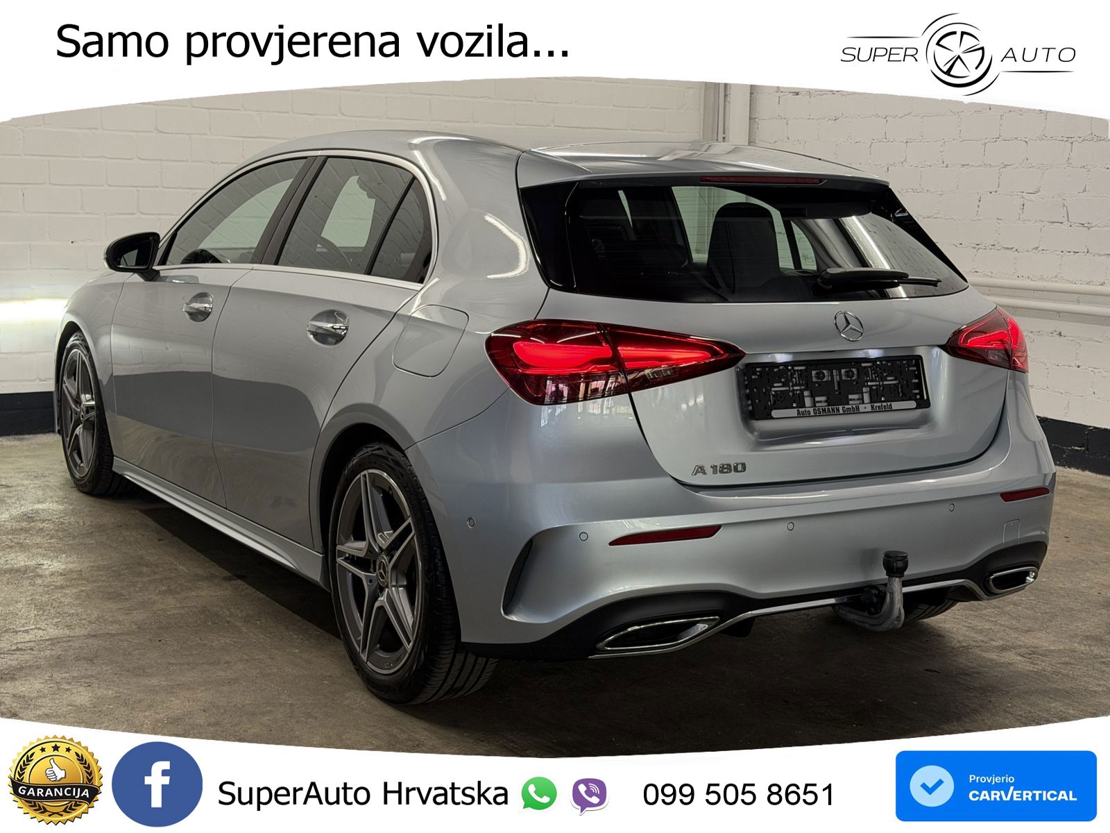 Mercedes-Benz A 180 7G-DCT AMG LED+GR SJED+ACC