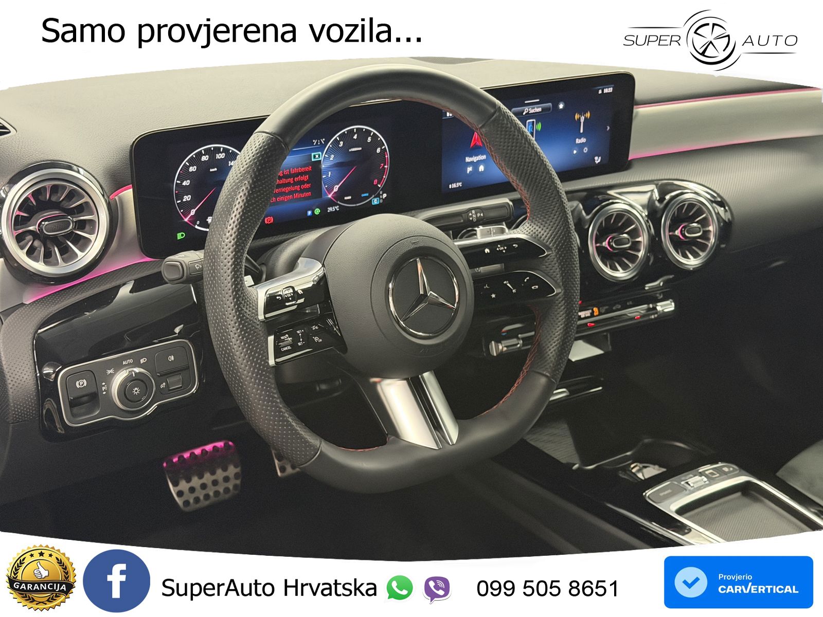 Mercedes-Benz A 180 7G-DCT AMG LED+GR SJED+ACC