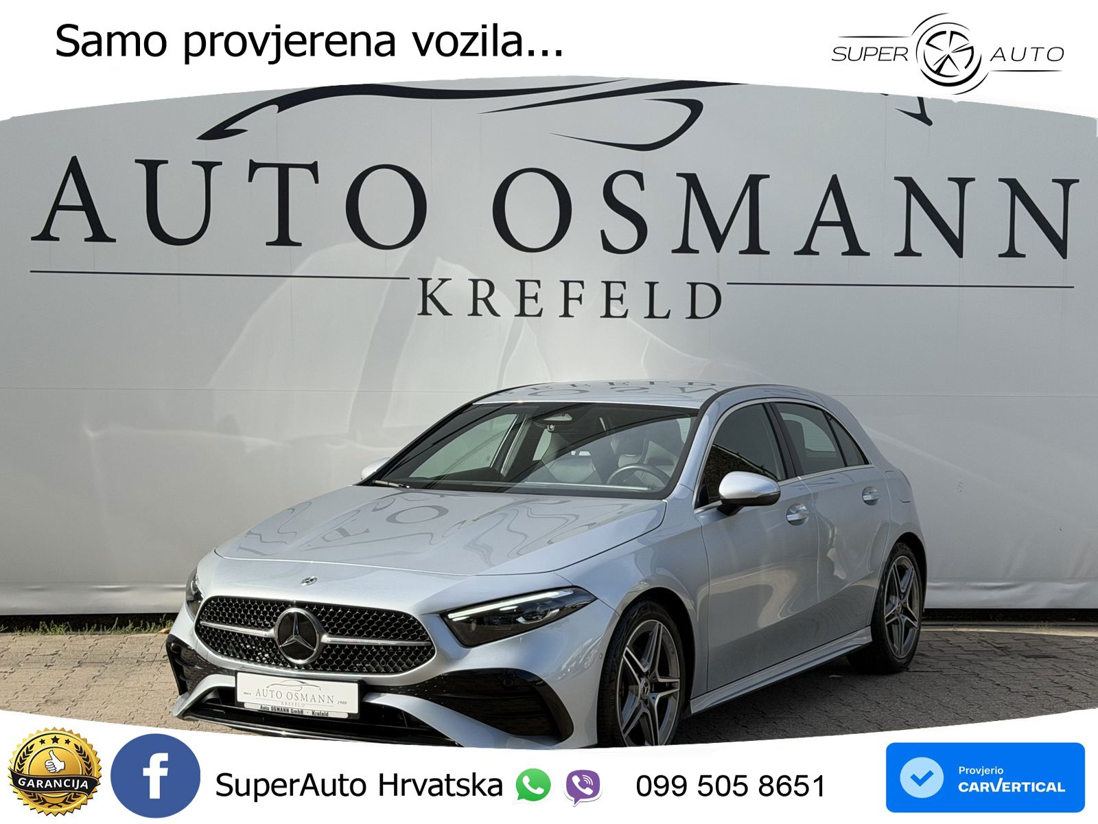 Mercedes-Benz A 180 7G-DCT AMG LED+GR SJED+ACC