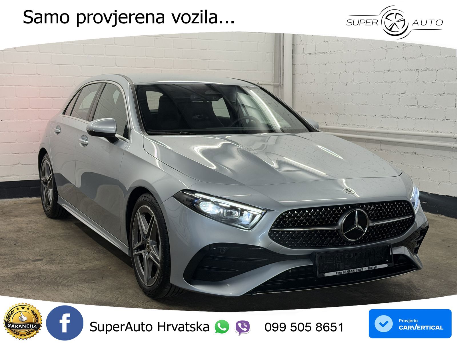 Mercedes-Benz A 180 7G-DCT AMG LED+GR SJED+ACC