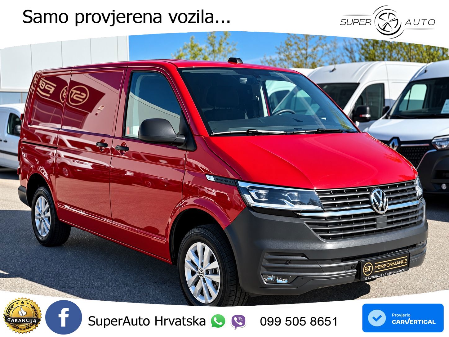 Volkswagen T6.1 Transporter 2.0 TDI LED KAMERA TEMPOMAT STH 110 KS
