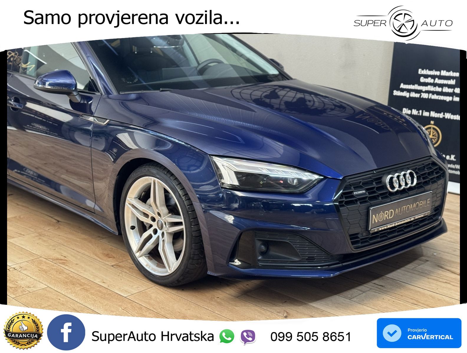 Audi A5 Sportback 40 TDI (204 KS) quattro S tronic advanced MATRIX+GR SJED+KAM
