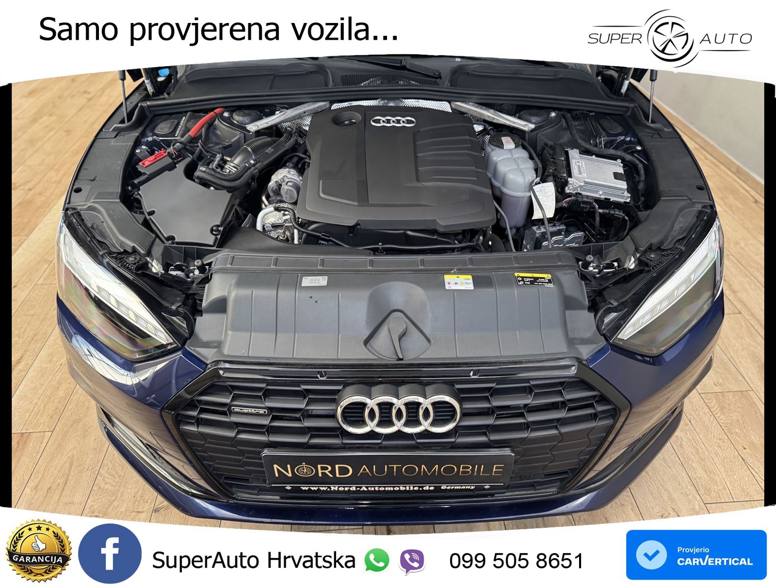 Audi A5 Sportback 40 TDI (204 KS) quattro S tronic advanced MATRIX+GR SJED+KAM
