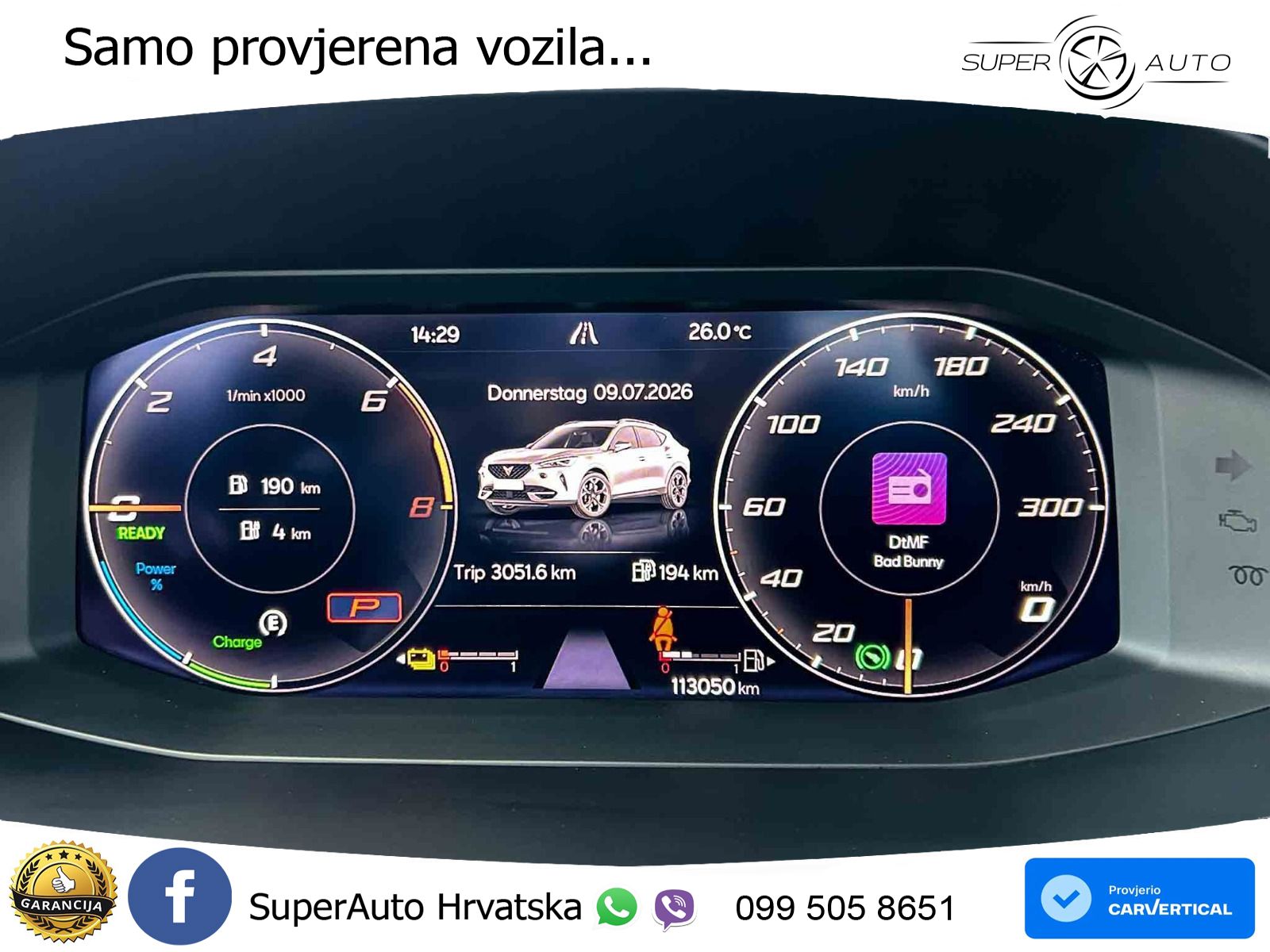 Cupra Formentor 1.4 TSI (204 KS) e-Hybrid DSG LED+GR SJED+ACC