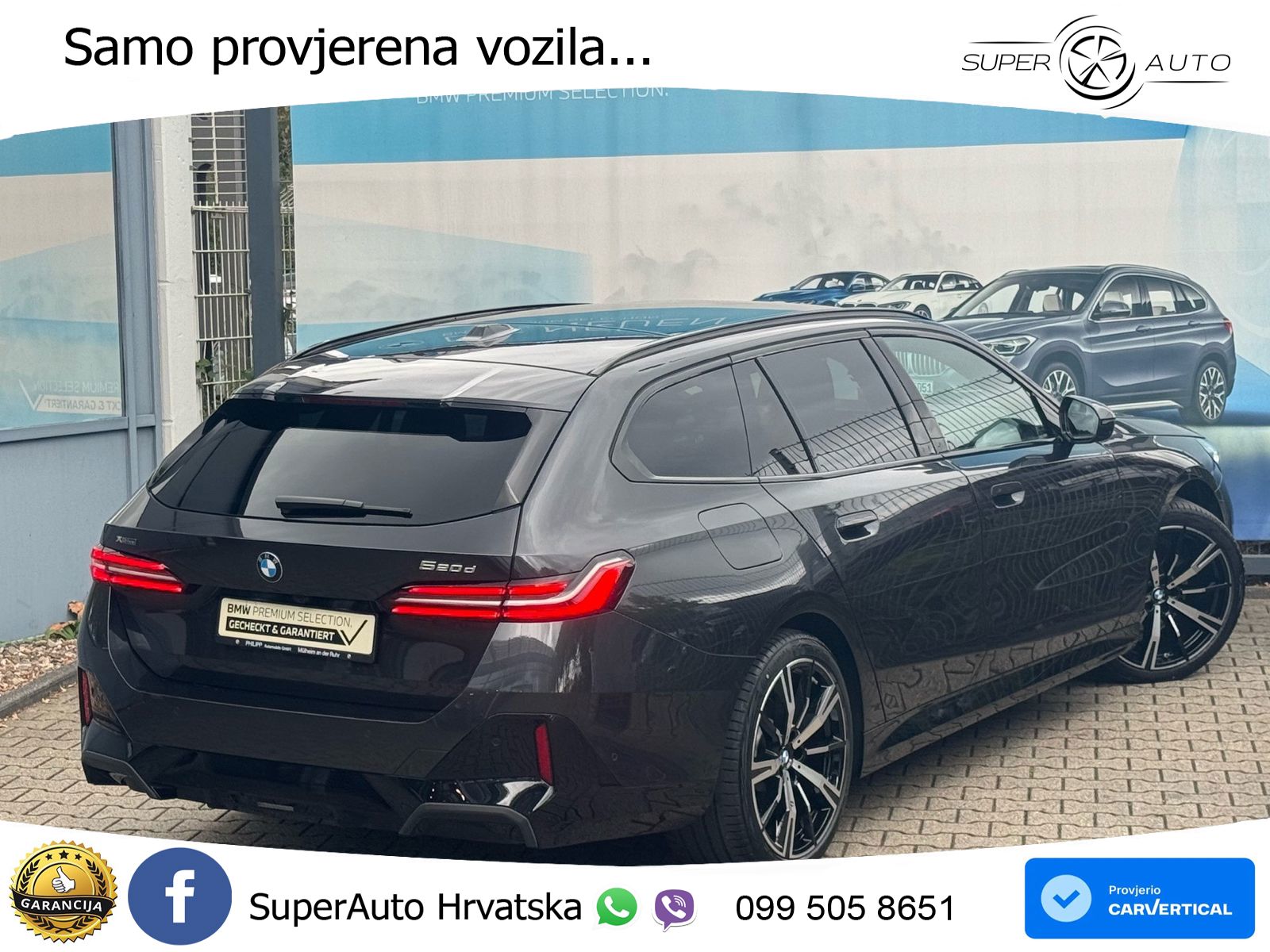 BMW 520d Touring (197 KS) xDrive Steptronic M Sport LED+GR SJED+ACC