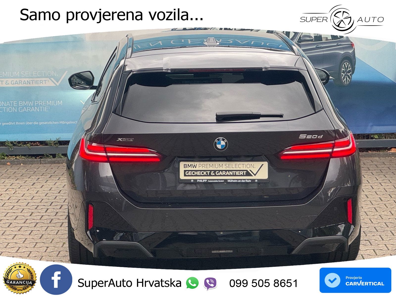 BMW 520d Touring (197 KS) xDrive Steptronic M Sport LED+GR SJED+ACC