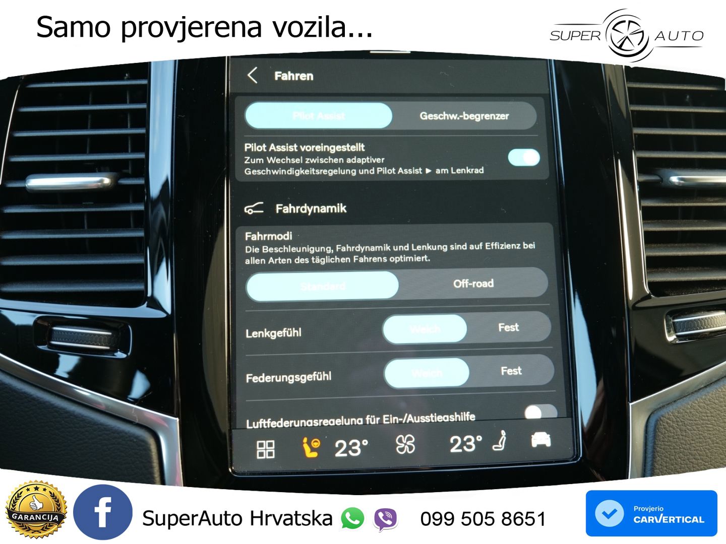Volvo XC90 2.0 B5 Diesel AWD Automatic ZRAČNI+ACC+GR SJED+KAM+PANO
