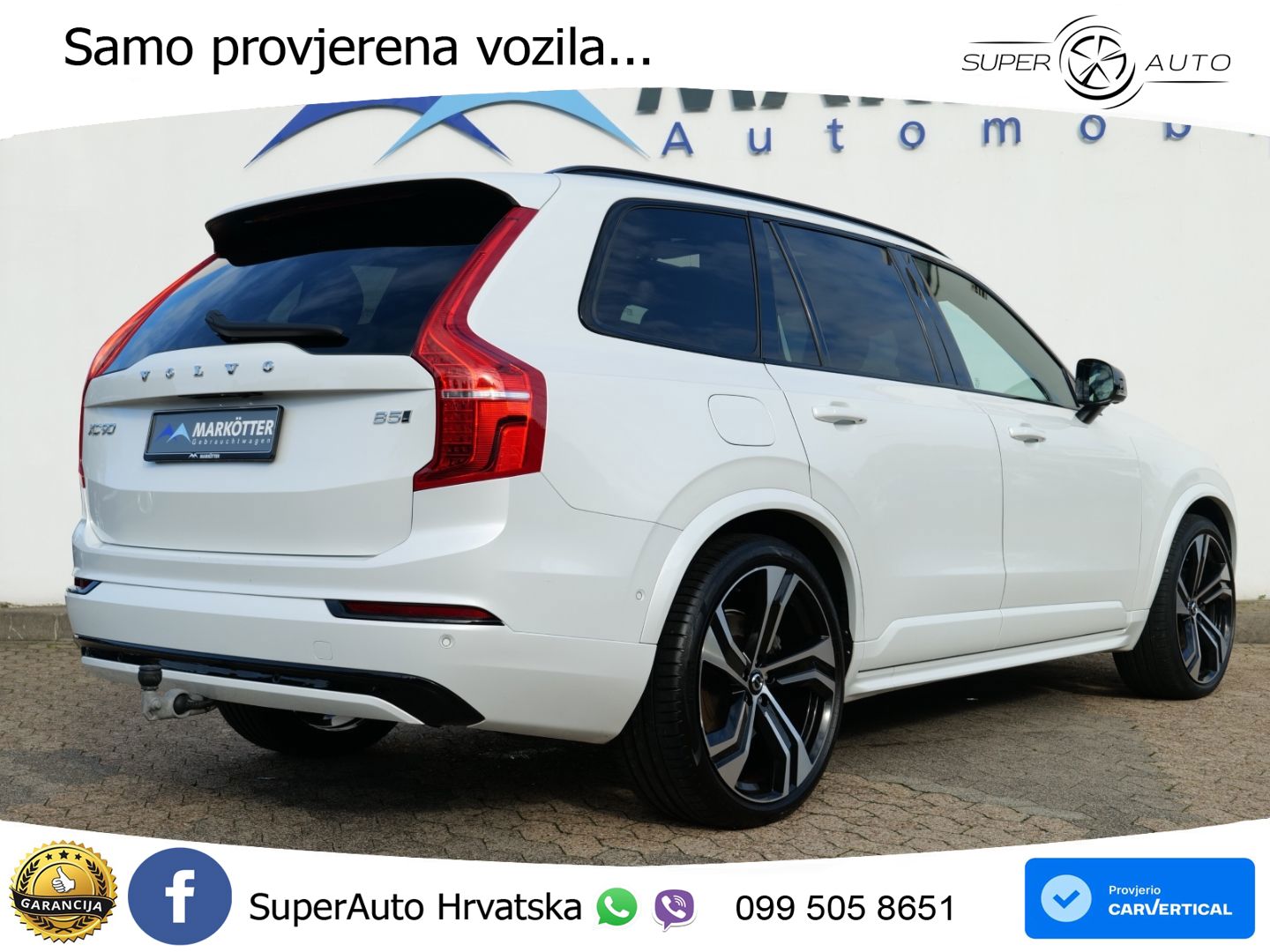 Volvo XC90 2.0 B5 Diesel AWD Automatic ZRAČNI+ACC+GR SJED+KAM+PANO