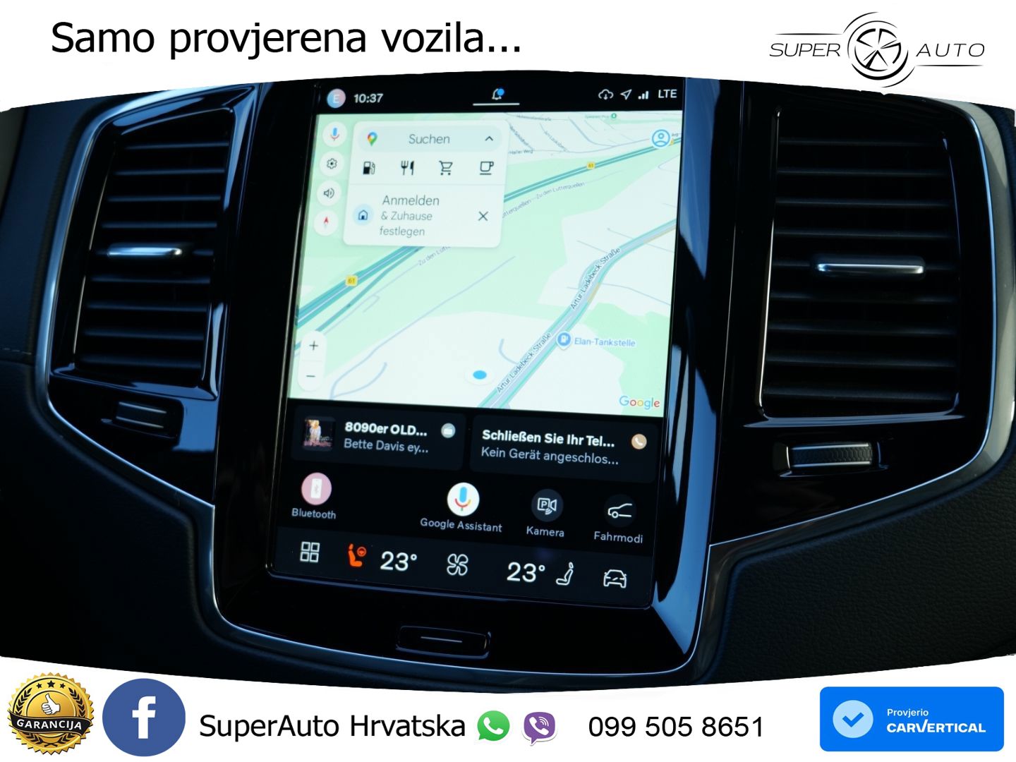 Volvo XC90 2.0 B5 Diesel AWD Automatic ZRAČNI+ACC+GR SJED+KAM+PANO