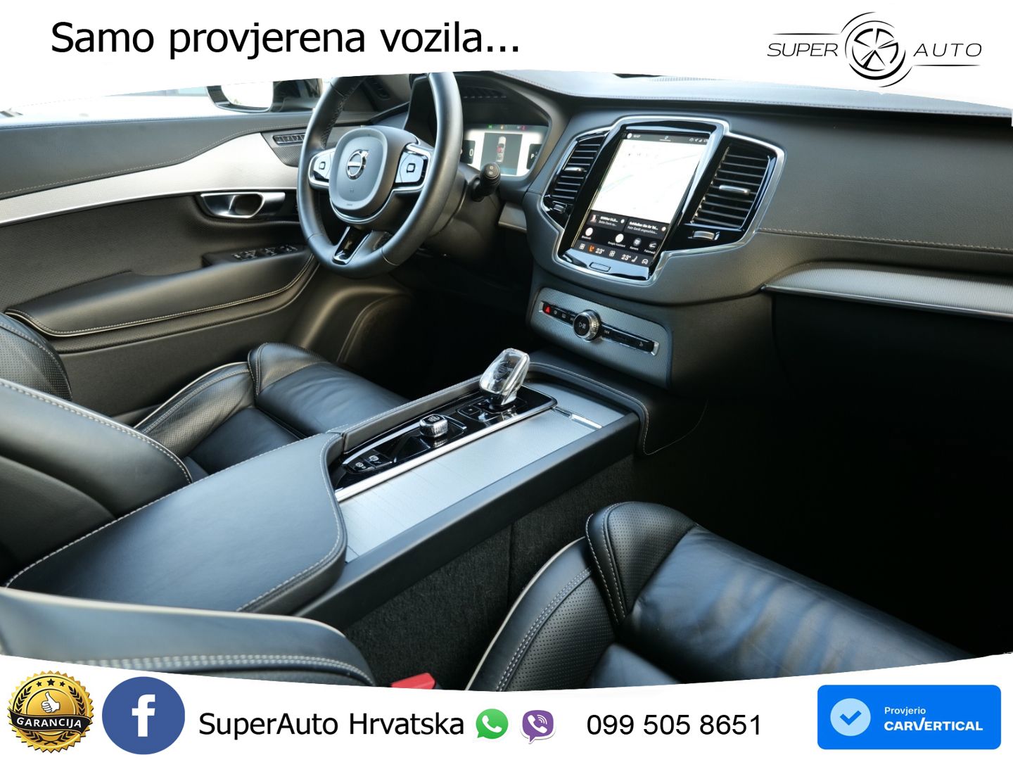 Volvo XC90 2.0 B5 Diesel AWD Automatic ZRAČNI+ACC+GR SJED+KAM+PANO