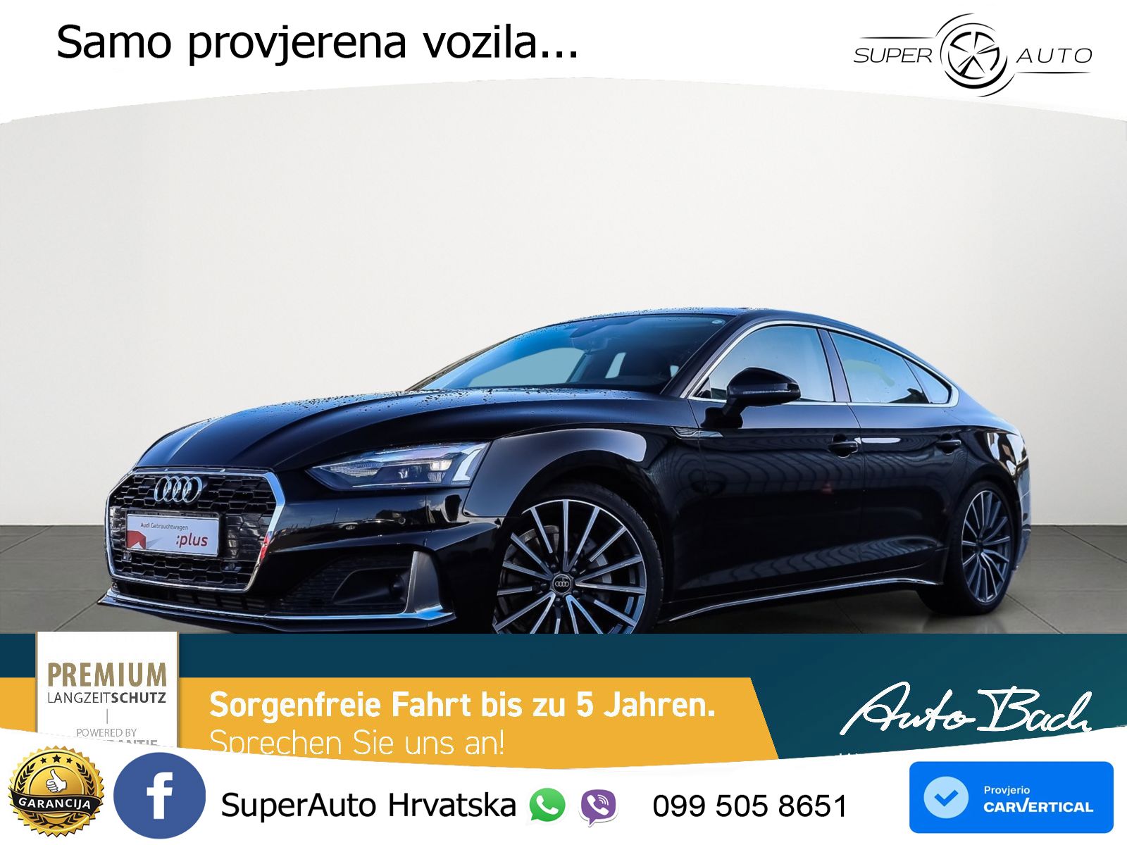 Audi A5 Sportback  40 TFSI (204 KS) S tronic advanced LED+GR SJED+ACC