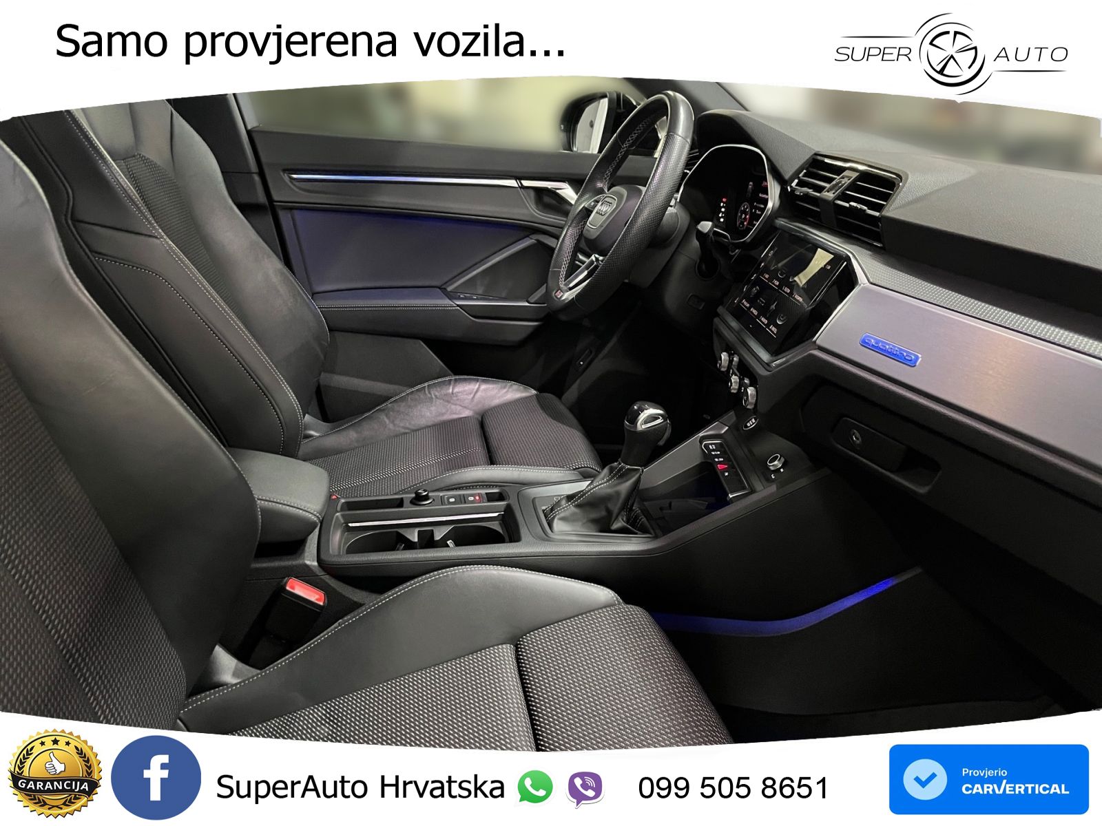 Audi Q3 Sportback 40 TDI (200 KS) quattro S tronic S line LED+GR SJED+ACC