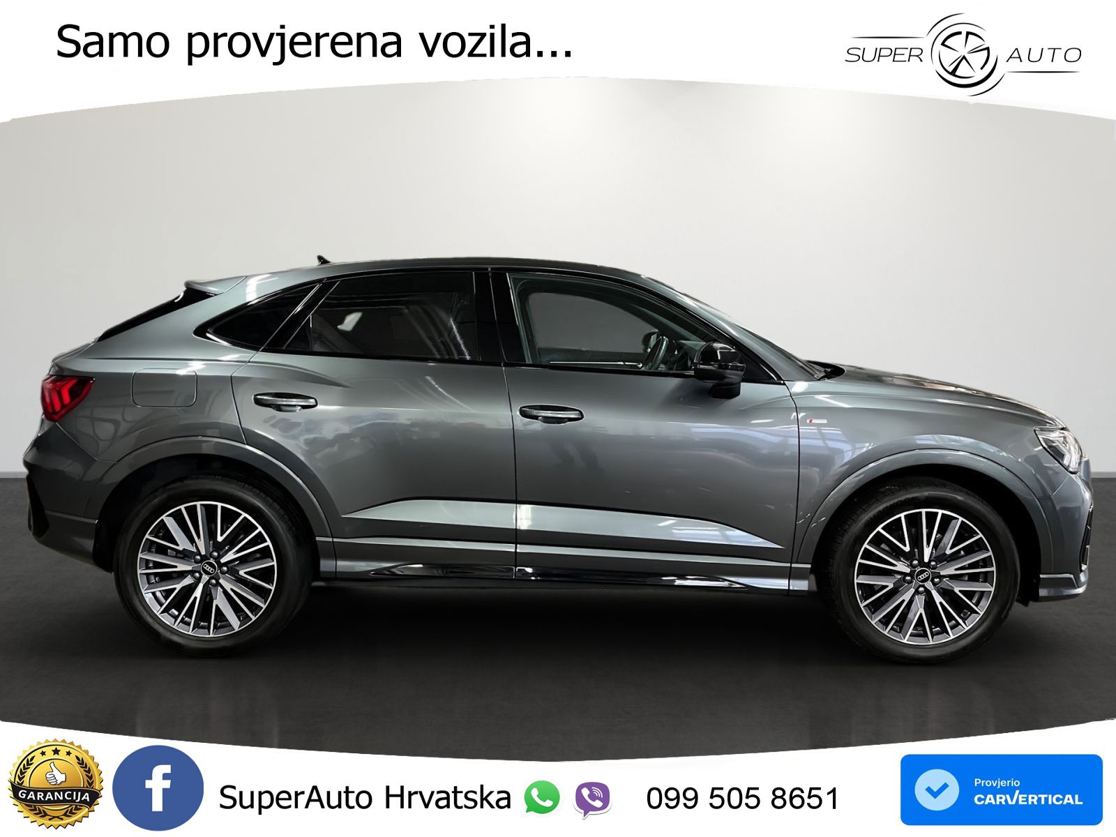 Audi Q3 Sportback 40 TDI (200 KS) quattro S tronic S line LED+GR SJED+ACC