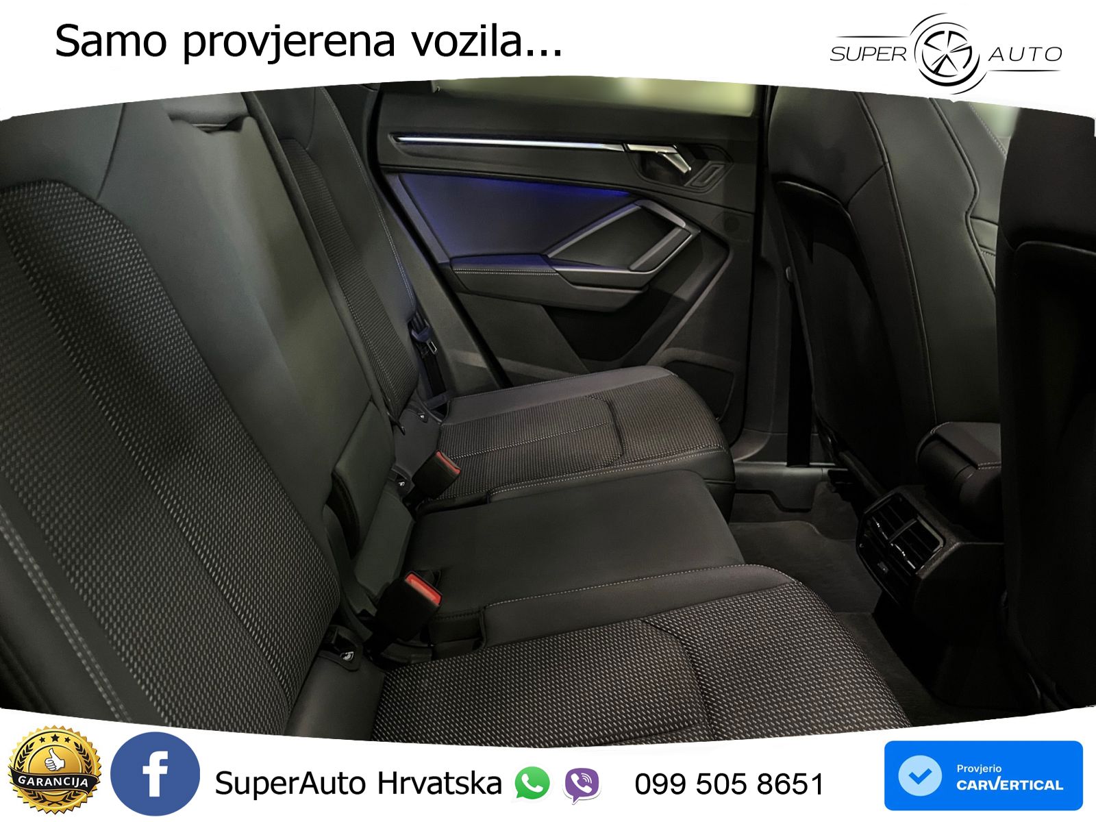 Audi Q3 Sportback 40 TDI (200 KS) quattro S tronic S line LED+GR SJED+ACC