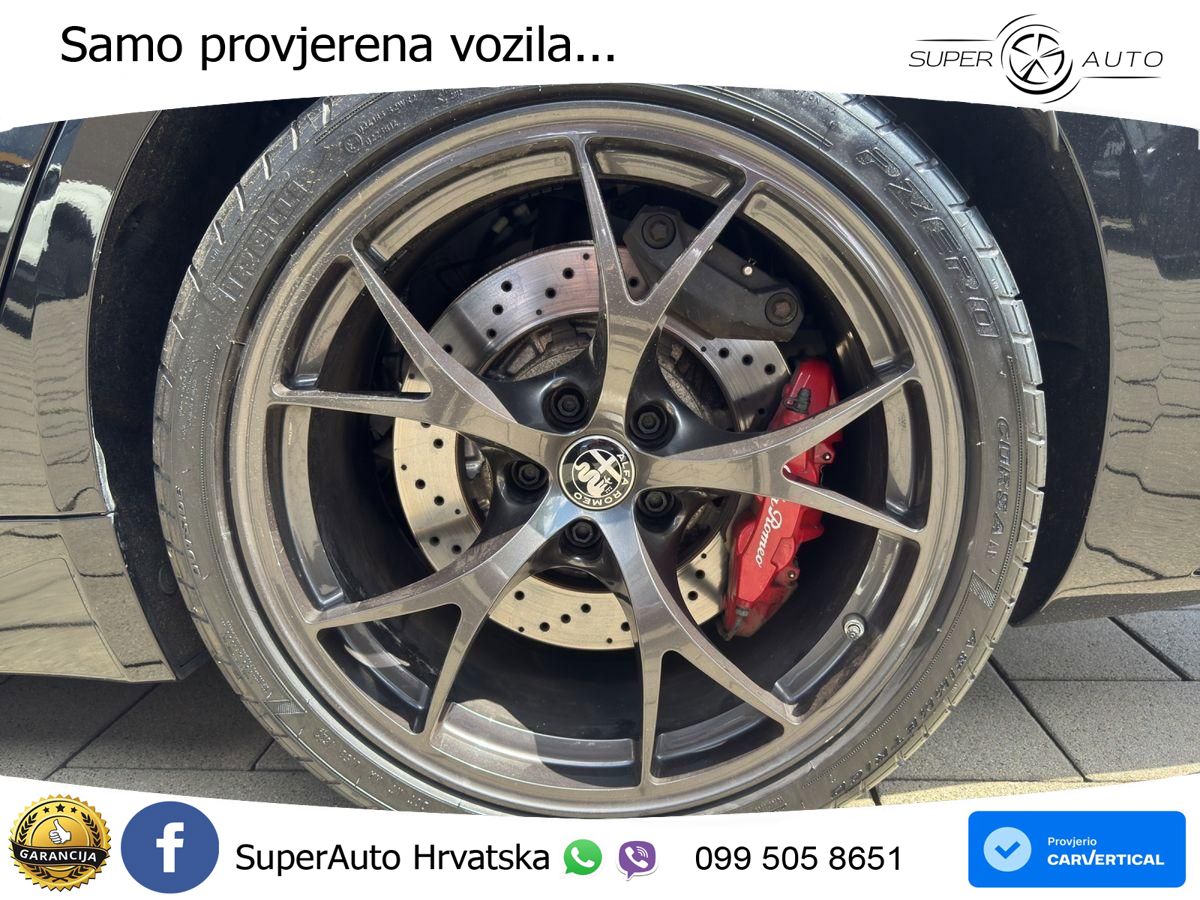 Alfa Romeo Giulia Quadrifoglio 2.9 V6 Bi-Turbo (520 KS) Automatic LED+GR SJED+ACC