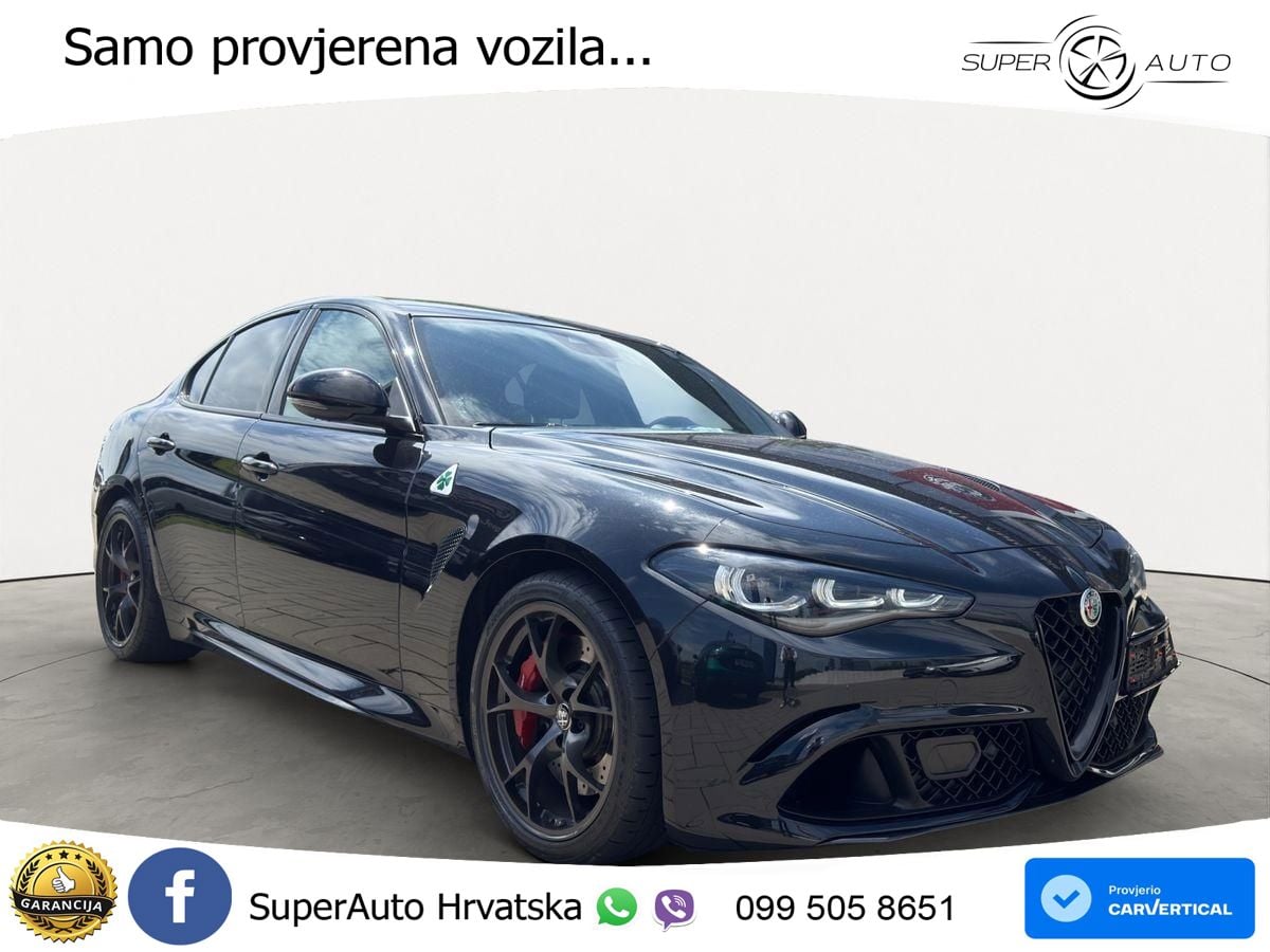 Alfa Romeo Giulia Quadrifoglio 2.9 V6 Bi-Turbo (520 KS) Automatic LED+GR SJED+ACC
