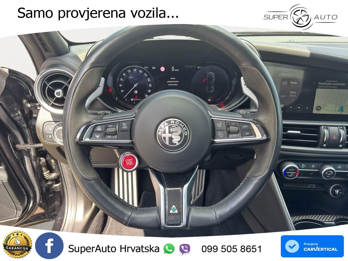 Alfa Romeo Giulia Quadrifoglio 2.9 V6 Bi-Turbo (520 KS) Automatic LED+GR SJED+ACC