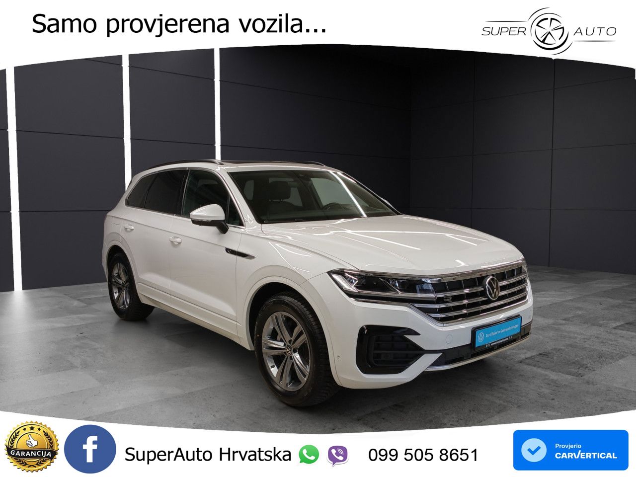 Volkswagen Touareg 3.0 V6 TDI (231 KS) 4MOTION Tiptronic R-Line ZRAČNI+ACC+GR SJED+KAM+PANO