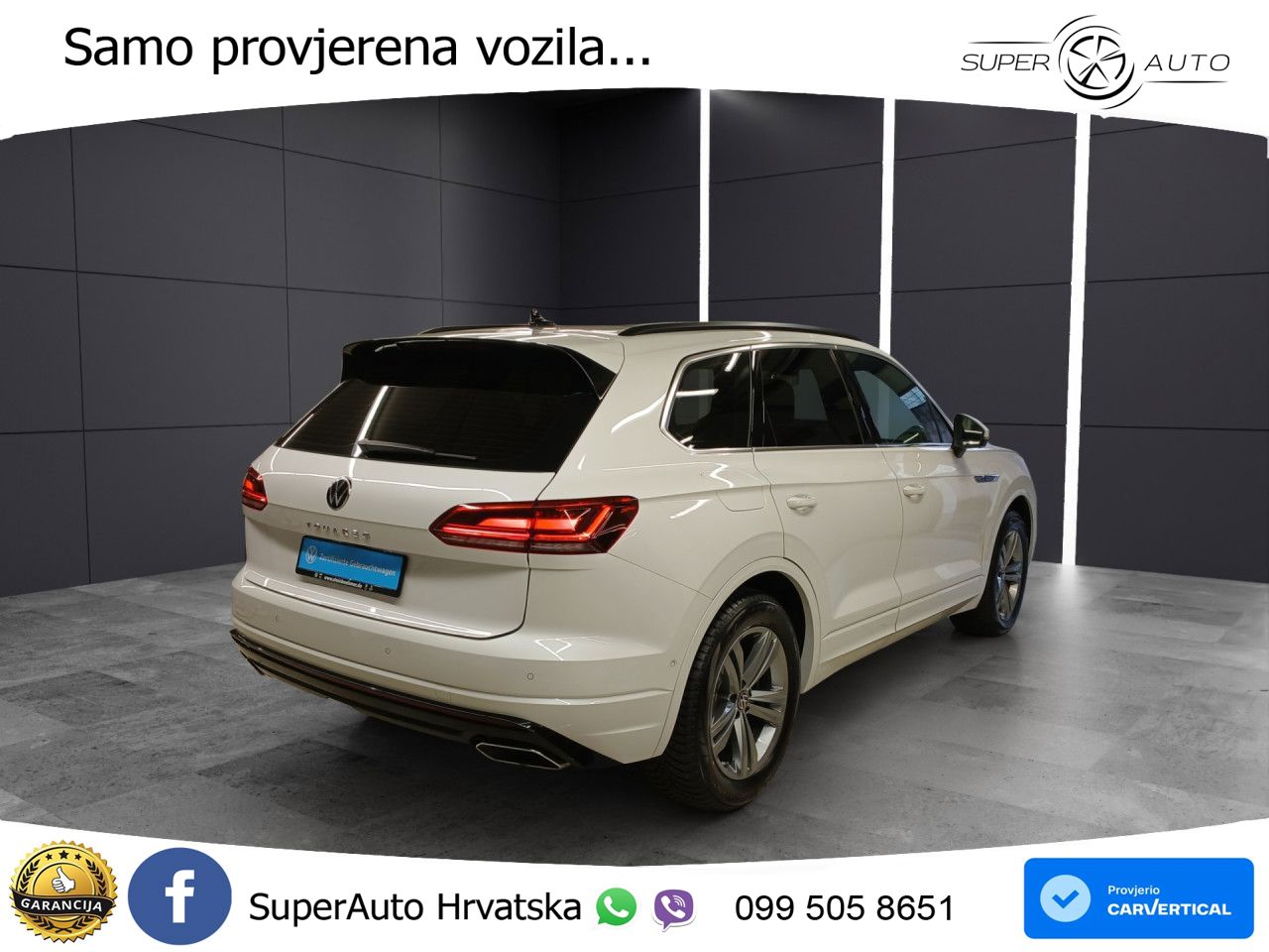 Volkswagen Touareg 3.0 V6 TDI (231 KS) 4MOTION Tiptronic R-Line ZRAČNI+ACC+GR SJED+KAM+PANO