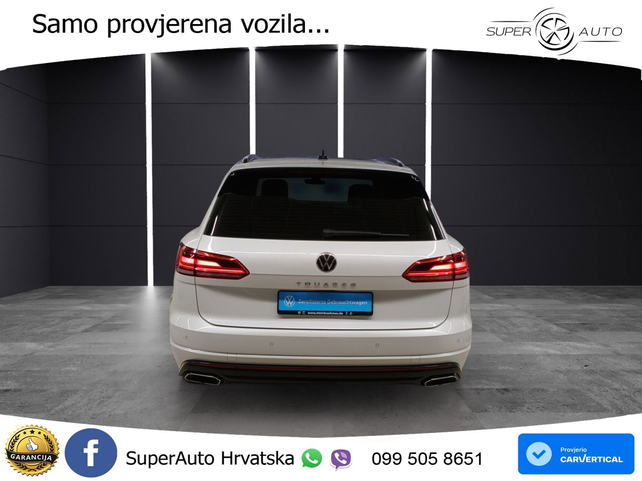 Volkswagen Touareg 3.0 V6 TDI (231 KS) 4MOTION Tiptronic R-Line ZRAČNI+ACC+GR SJED+KAM+PANO