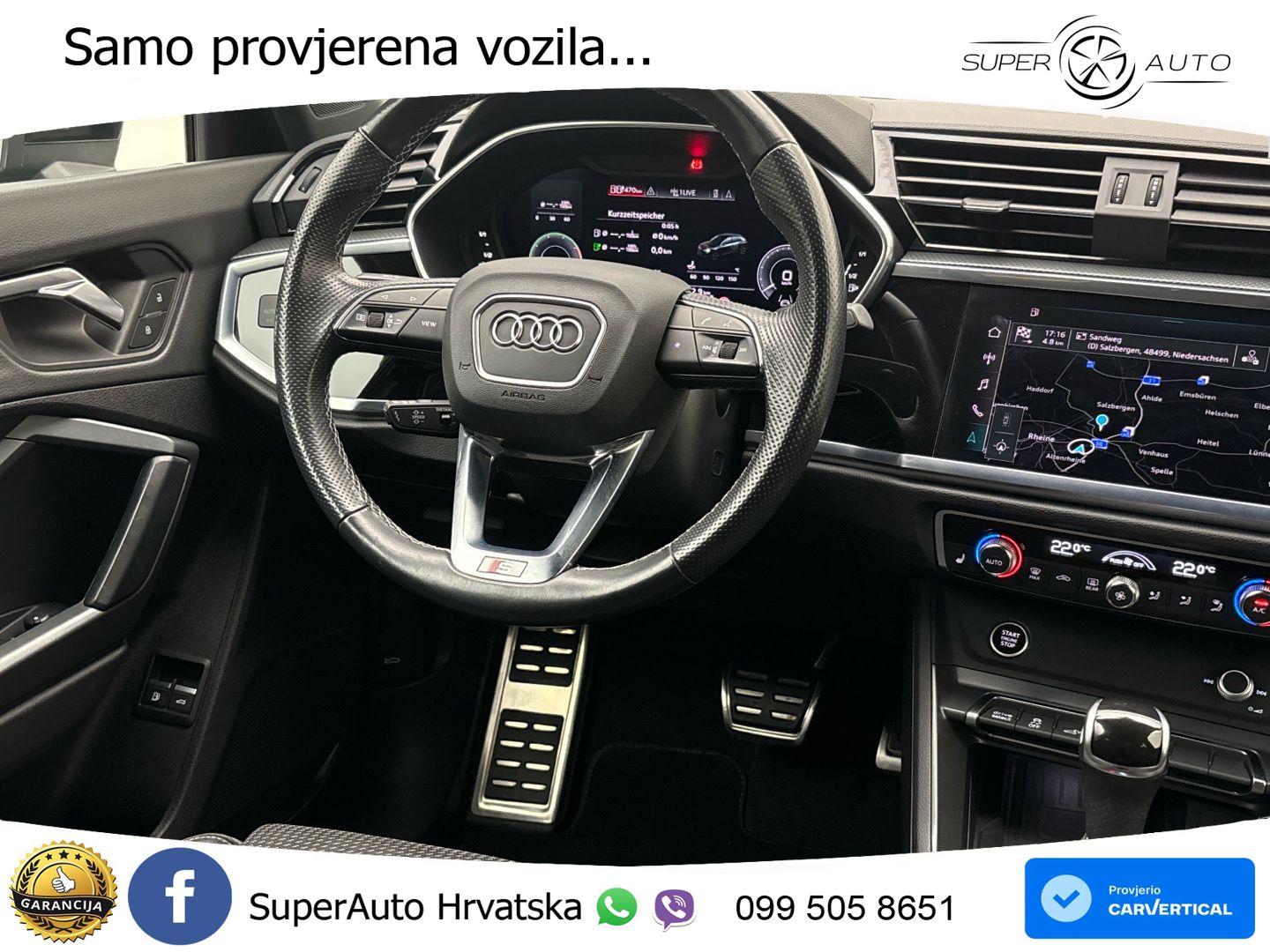 Audi Q3 45 TFSIe (245 KS) S tronic S line LED+GR SJED+ACC