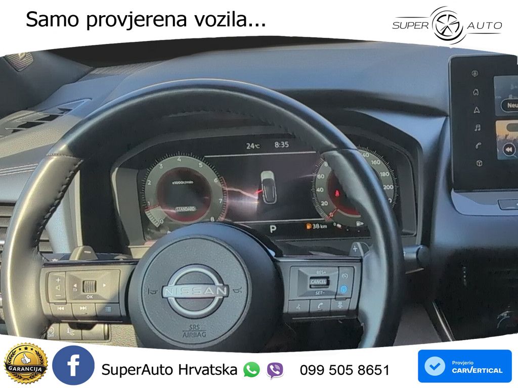 Nissan Qashqai 1.3 DIG-T (158 KS) Xtronic Tekna LED+GR SJED+ACC