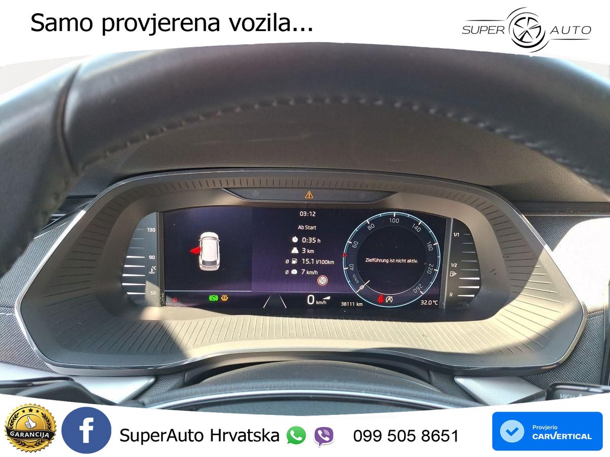 Škoda Octavia Combi 2.0 TDI (150 KS) DSG Selection MATRIX+GR SJED+KAM