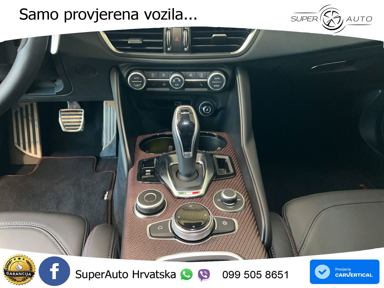 Alfa Romeo Giulia Quadrifoglio 2.9 V6 Bi-Turbo (520 KS) Automatic LED+GR SJED+ACC