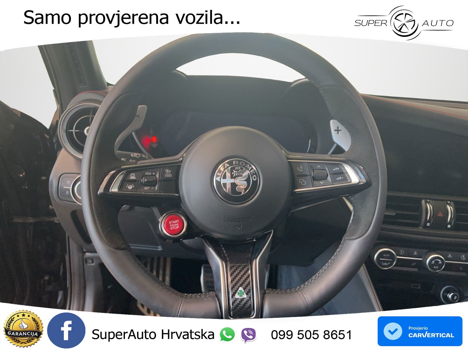 Alfa Romeo Giulia Quadrifoglio 2.9 V6 Bi-Turbo (520 KS) Automatic LED+GR SJED+ACC