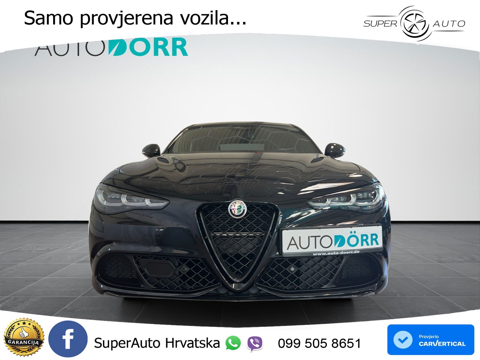 Alfa Romeo Giulia Quadrifoglio 2.9 V6 Bi-Turbo (520 KS) Automatic LED+GR SJED+ACC