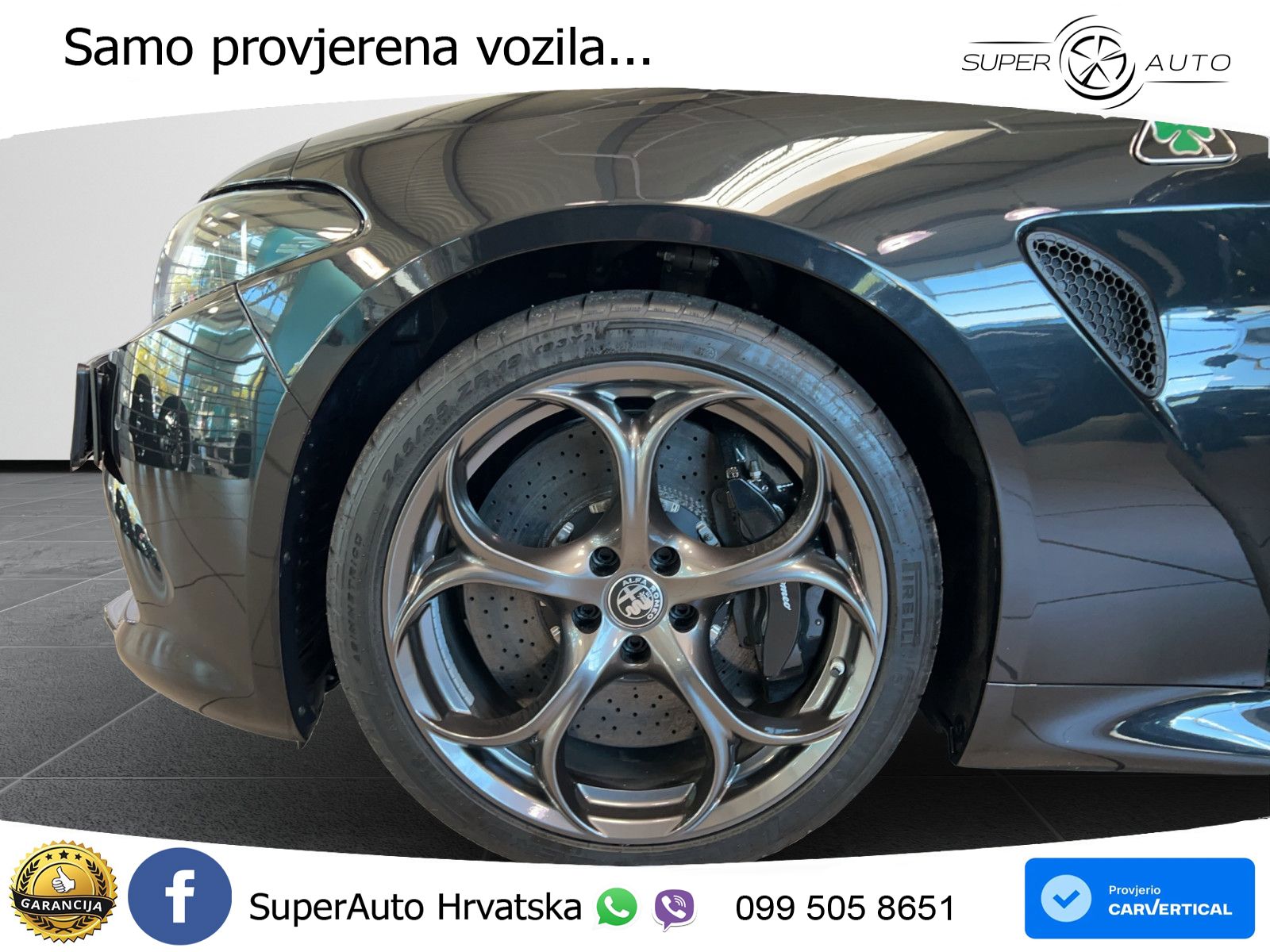 Alfa Romeo Giulia Quadrifoglio 2.9 V6 Bi-Turbo (520 KS) Automatic LED+GR SJED+ACC
