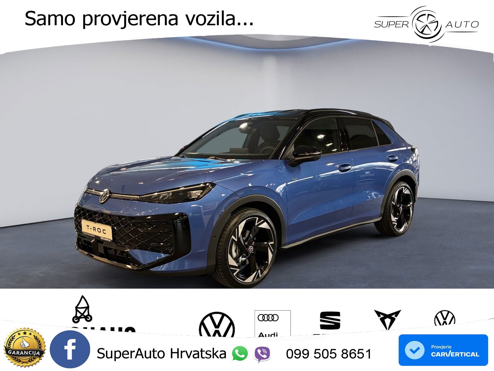 Volkswagen T-Roc 1.5 eTSI (150 KS)  DSG MATRIX+GR SJED+KAM