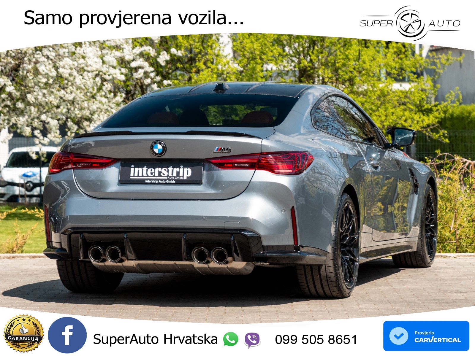 BMW M4 Competition 3.0 (530 KS) xDrive Steptronic LED+GR SJED+ACC