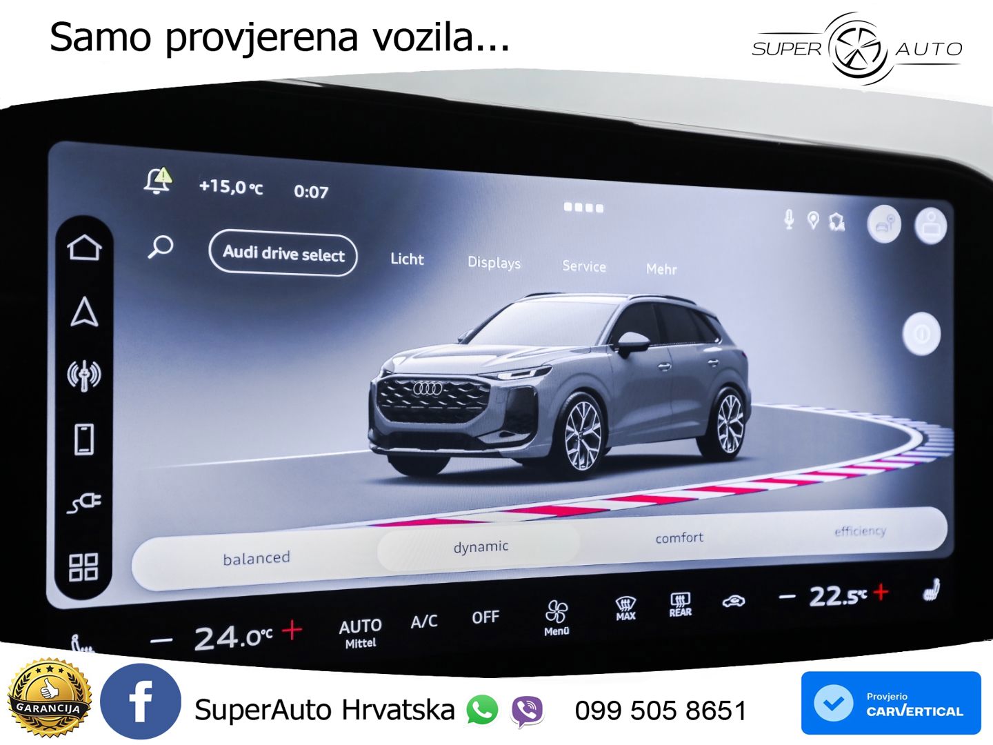 Audi Q3 1.5 TFSIe (272 KS) S tronic S line LED+GR SJED+ACC